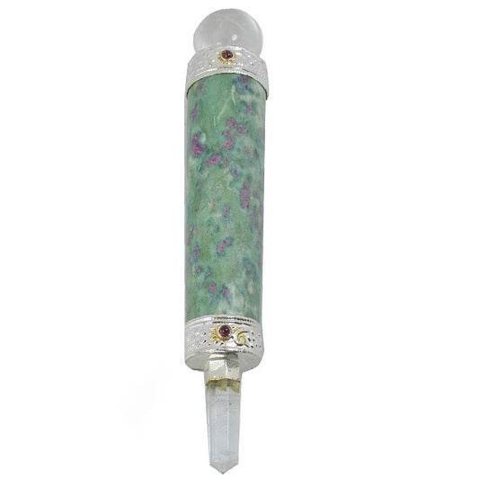Ruby Fuchsite Crystal Healing Wand