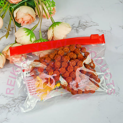 Certified Five 5 Mukhi Rudraksha Mala 108 Beads Original