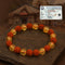 Rudraksha with Citrine