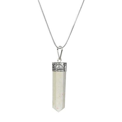Scolasite Pencil Pendant With Chain