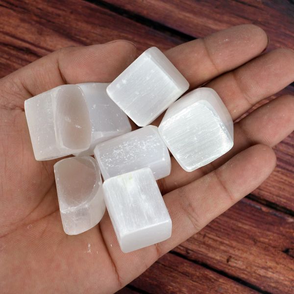 Selenite Tumble Stone