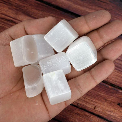 Selenite Tumble Stone