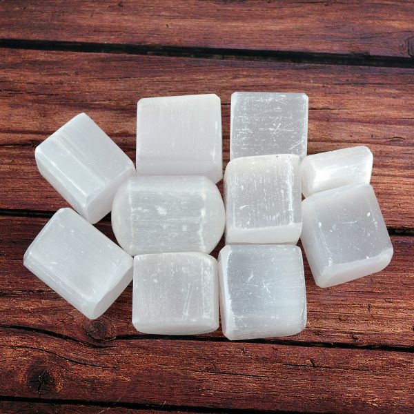 Selenite Tumble Stone