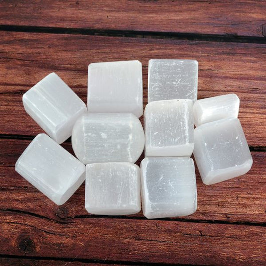 Selenite Tumble Stone