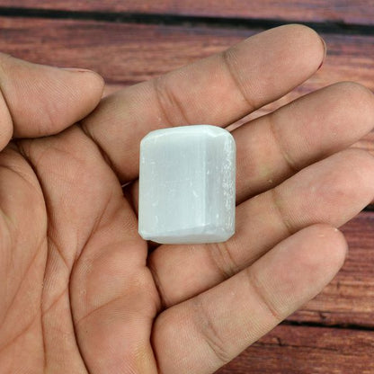 Selenite Tumble Stone