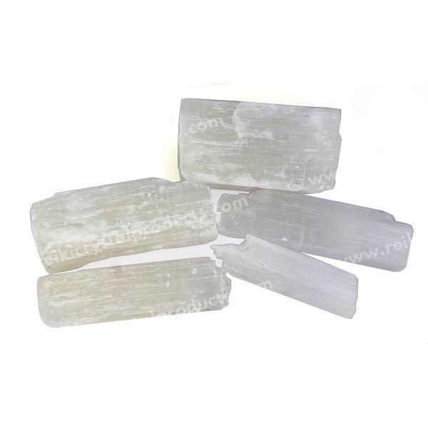 Selenite Raw Rough Stones