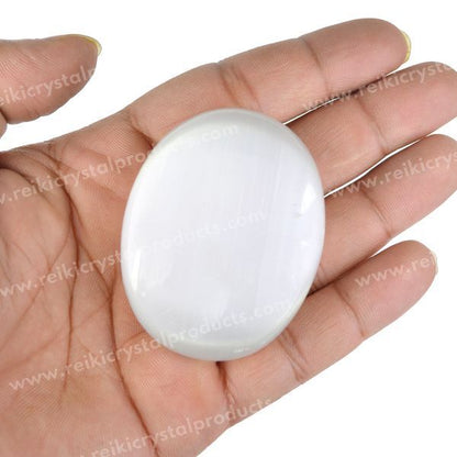 Selenite Palm Stone Big Size 5 cm