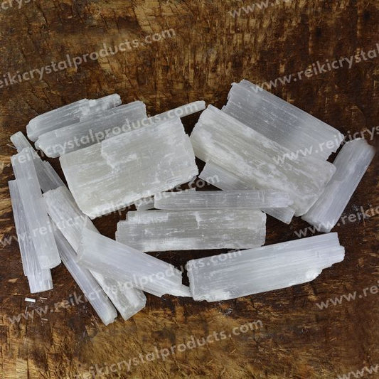 Selenite Raw Rough Stones
