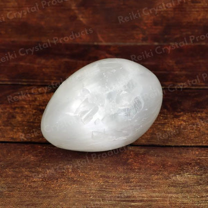 Natural Selenite Crystal Egg 6cm