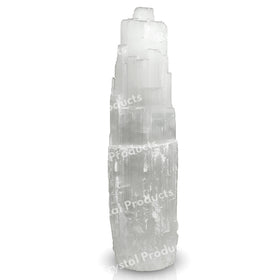 Selenite Natural Shape Lamp White LED Bulb