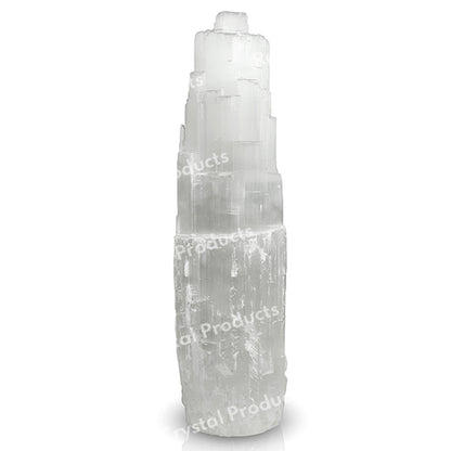 Selenite Natural Shape Lamp White LED Bulb
