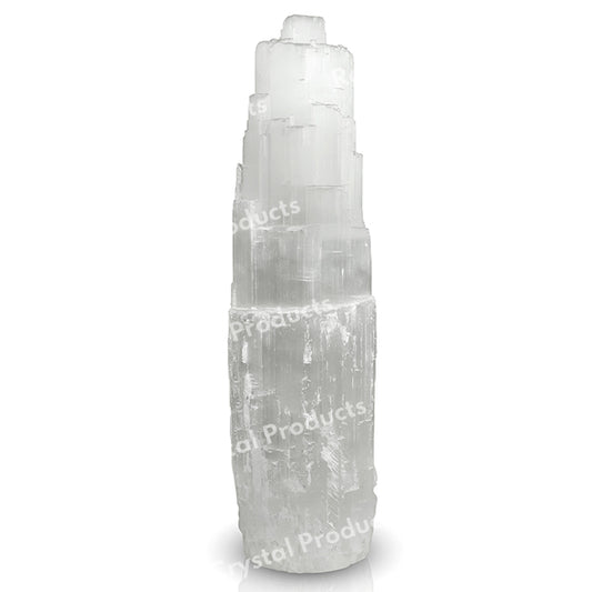 Selenite Natural Shape Lamp White LED Bulb