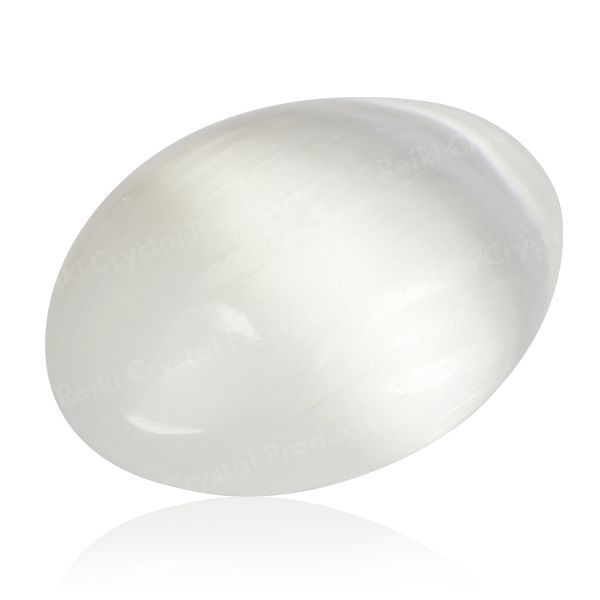 Selenite Palm Stone Big Size 7 cm