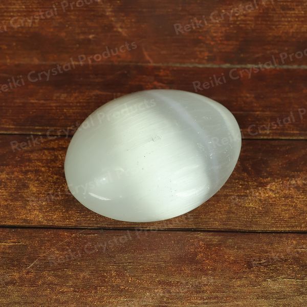 Selenite Palm Stone Big Size 7 cm