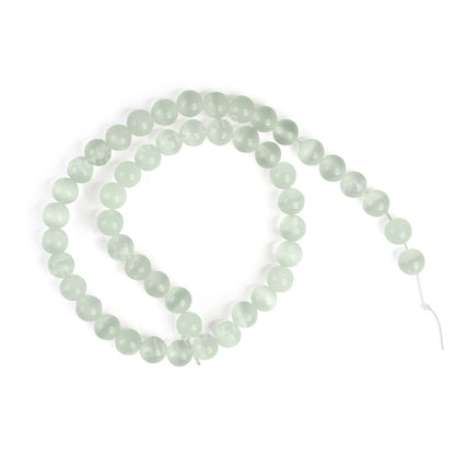 Natural Crystal Stone 8 mm Round Loose Beads 45-50 pcs for Making Bracelet Mala Necklaces
