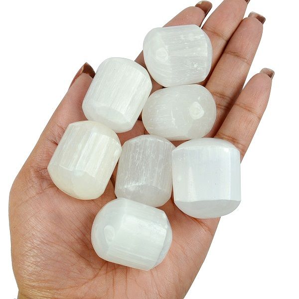 Selenite Tumble Stone