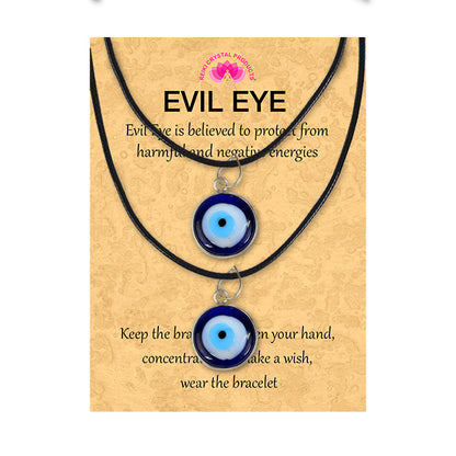 Blue Turkish Evil Eye Pendant 20 mm Pack of 2