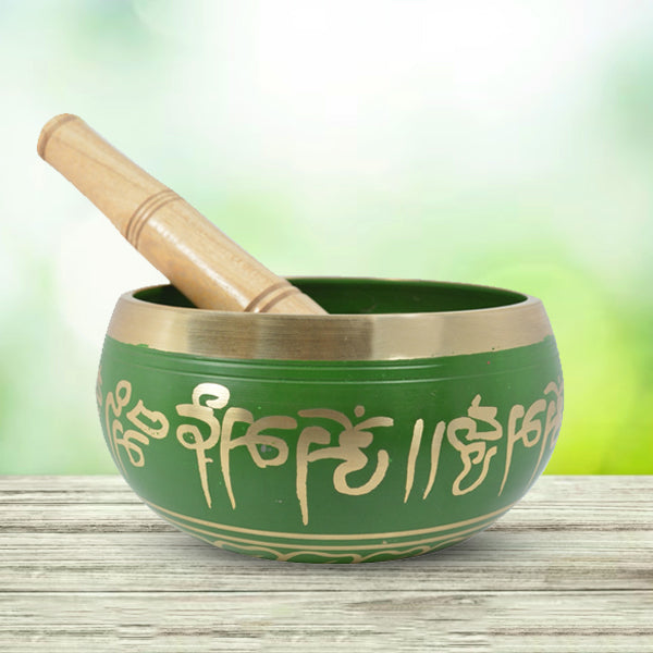 Singing Bowl with Wooden Stick Diameter 101.6 mm (10.1 cm) Item Weight 500 Gram