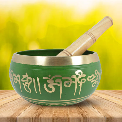 Singing Bowl with Wooden Stick Diameter 127 mm (12.7 cm) Item Weigh 700 Gram