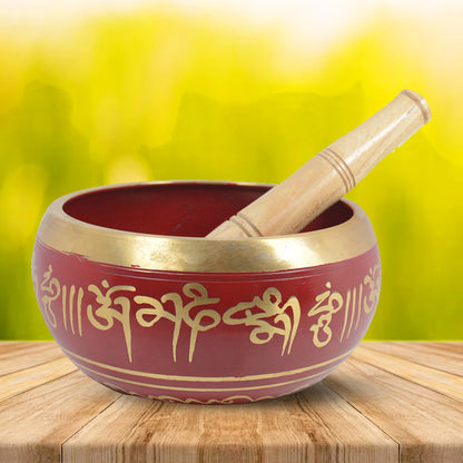 Singing Bowl with Wooden Stick Diameter 127 mm (12.7 cm) Item Weigh 700 Gram
