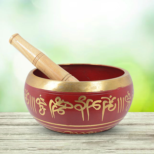 Singing Bowl with Wooden Stick Diameter 101.6 mm (10.1 cm) Item Weight 500 Gram