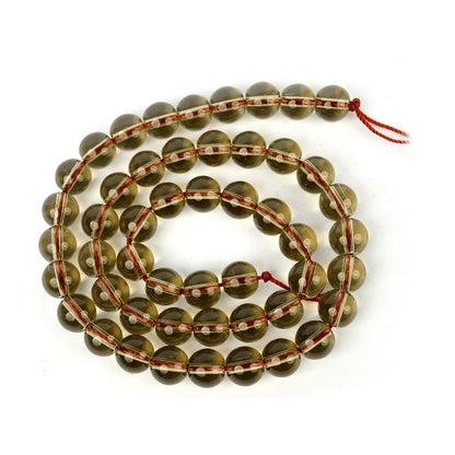 Natural Smoky Quartz 8mm round loose beads for jewelry making