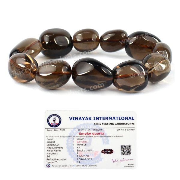 Certified Big Round Tumble Bracelet