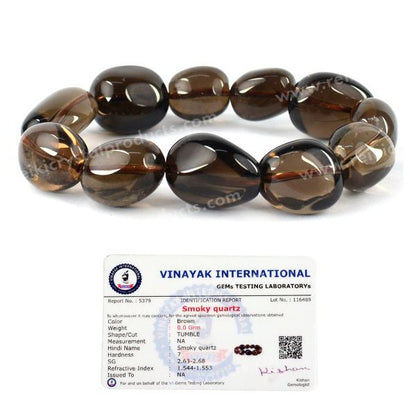 Certified Big Round Tumble Bracelet
