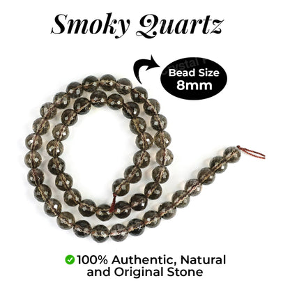 Polished Smoky Quartz loose beads 45 to 50 pieces