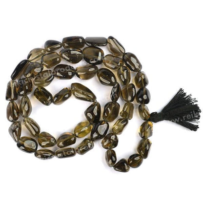 Natural Crystal Stone Tumble Beads Mala for Unisex