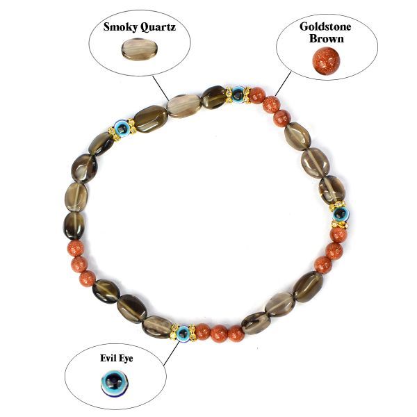 Natural Crystal Stone Anklet for Women Girls
