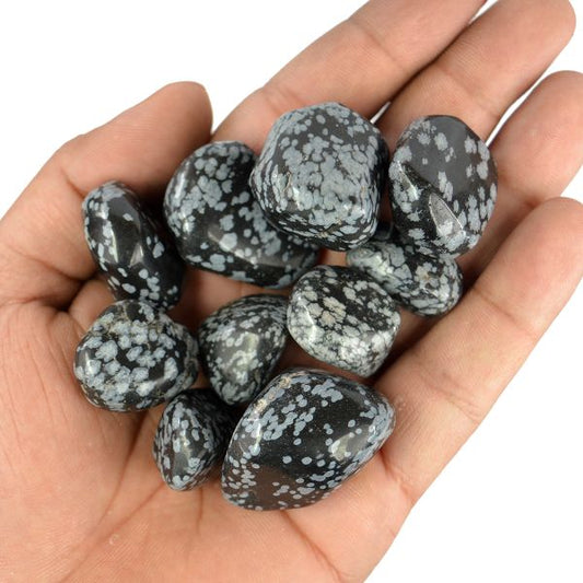 Snowflake Obsidian Tumble Stone