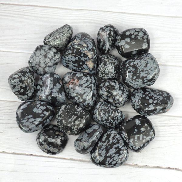 Snowflake Obsidian Tumble Stone