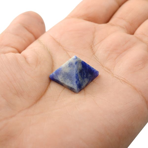 Sodalite Pyramid for Reiki Healing / Grid and Vastu Correction