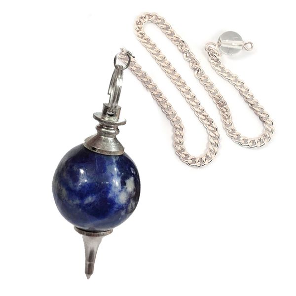 Natural Crystal Ball Dowser - Pendulam