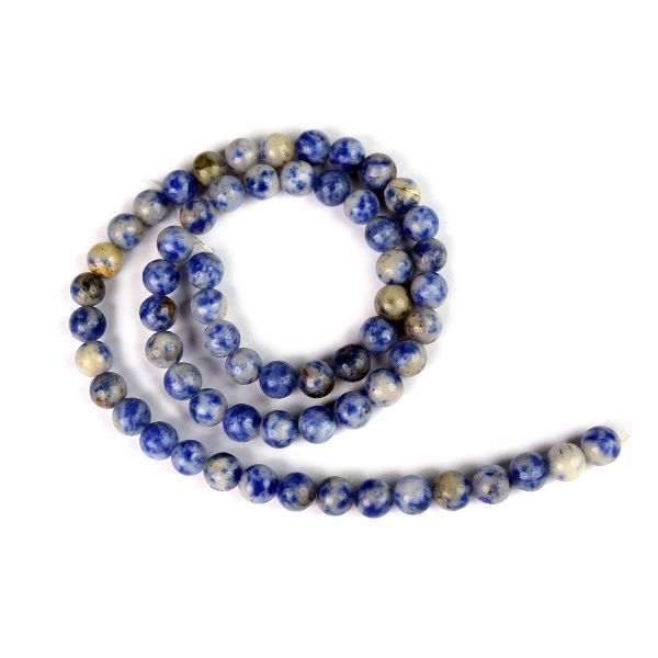 Natural Crystal Stone 6 mm Round Loose Beads 65-70 pcs for Making Bracelet Mala Necklaces