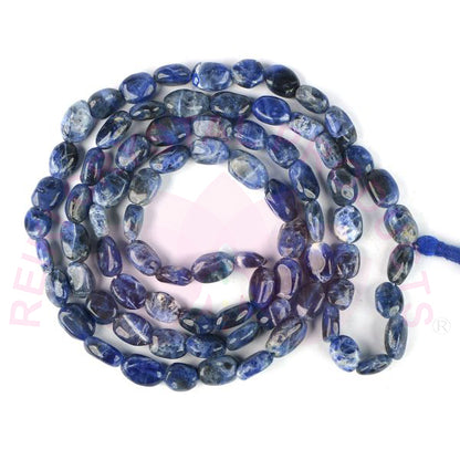 Natural Crystal Stone Tumble Beads Mala for Unisex
