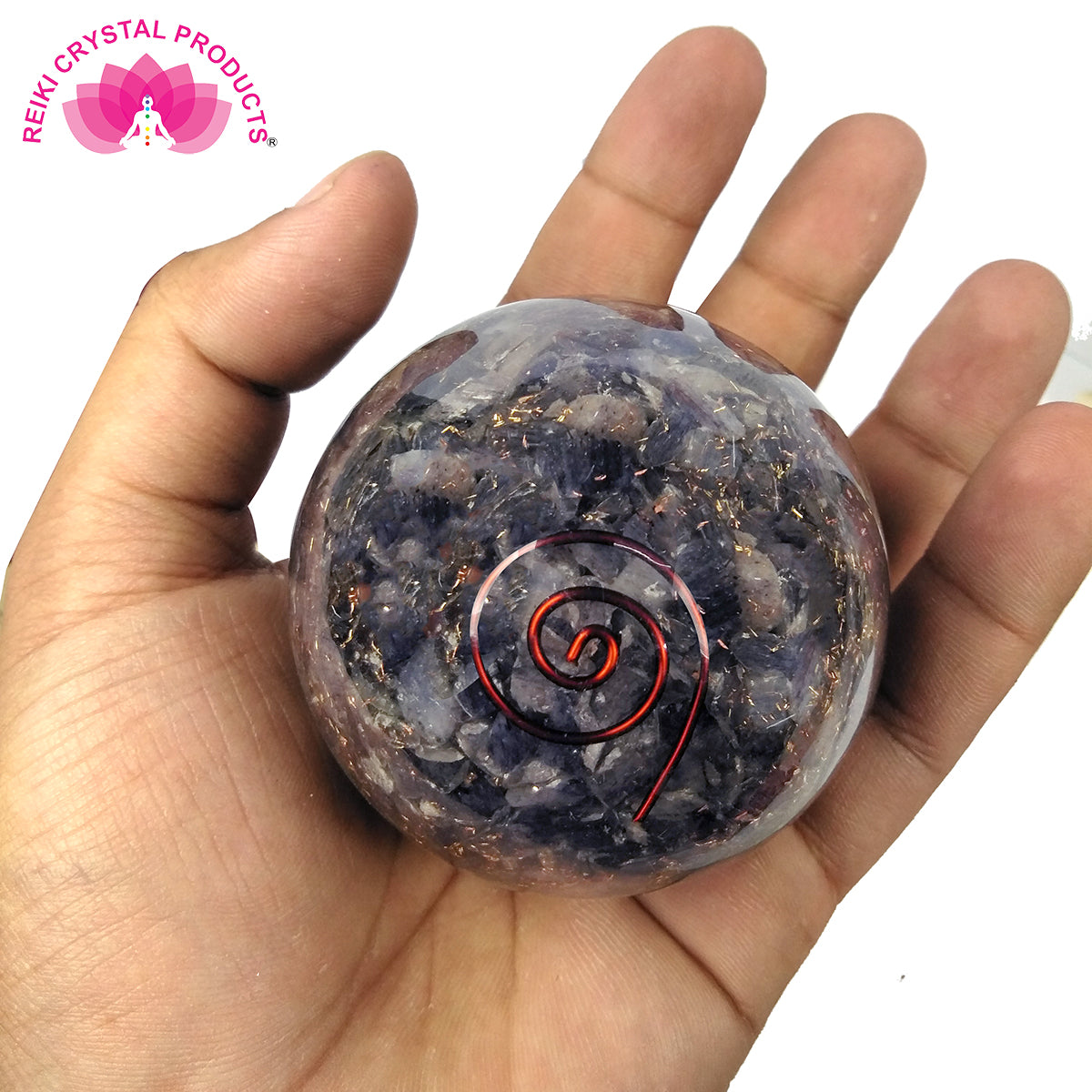 Natural Orgone / Orgonite Ball-50 mm
