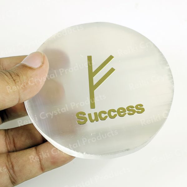 Selenite Sucess Charging Plate for Reiki Crystal Cleansing Size 7.6 cm (3 inch)