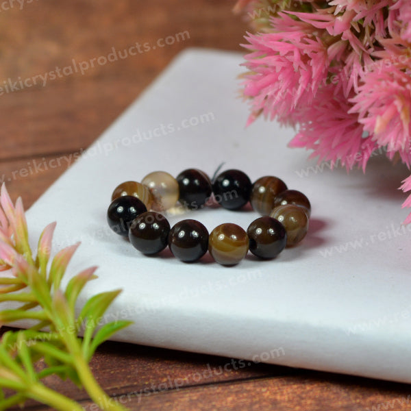 AAA Natural Crystal Stone Beads Ring 6mm