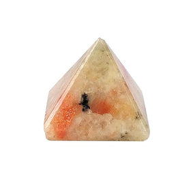 Natural Sunstone Pyramid 20-25 mm Reiki Charged