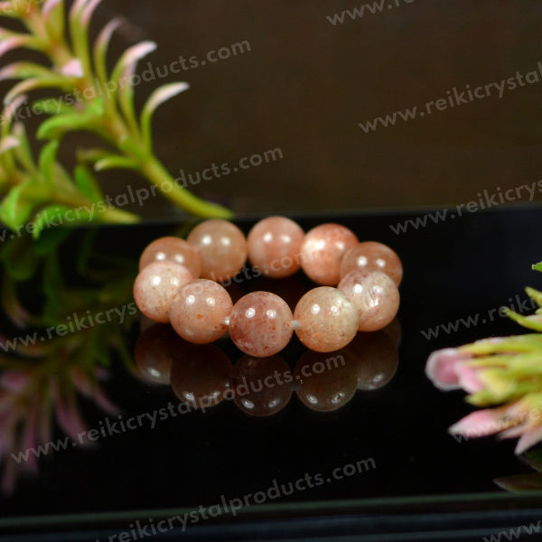 AAA Natural Crystal Stone Beads Ring 6mm
