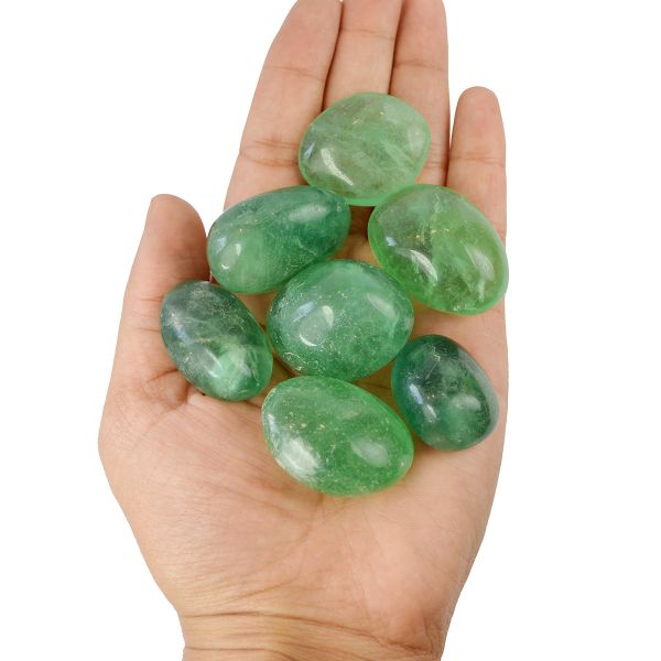 Green Fluorite Superior Tumble Stone