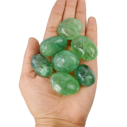 Green Fluorite Superior Tumble Stone