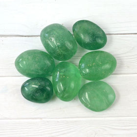 Green Fluorite Superior Tumble Stone