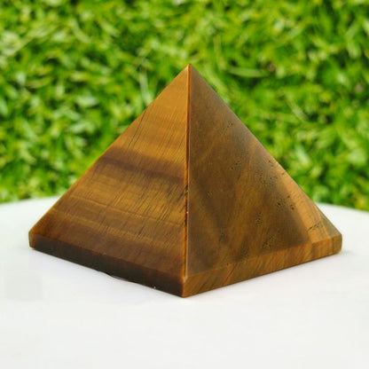 Tiger Eye Pyramid for Reiki Healing / Grid and Vastu Correction