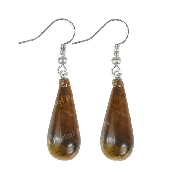 Crystal Stone Drop Shape Earrings for Girls / Women