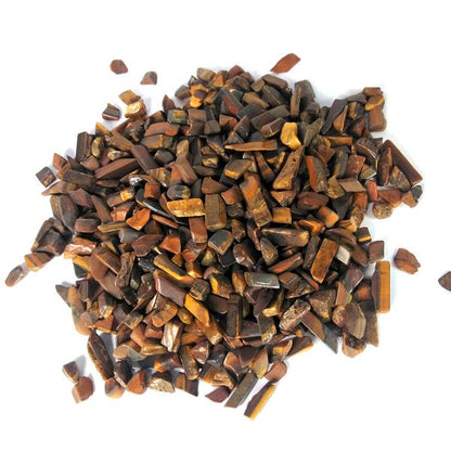 Natural Tiger Eye Crystal Stone Chips