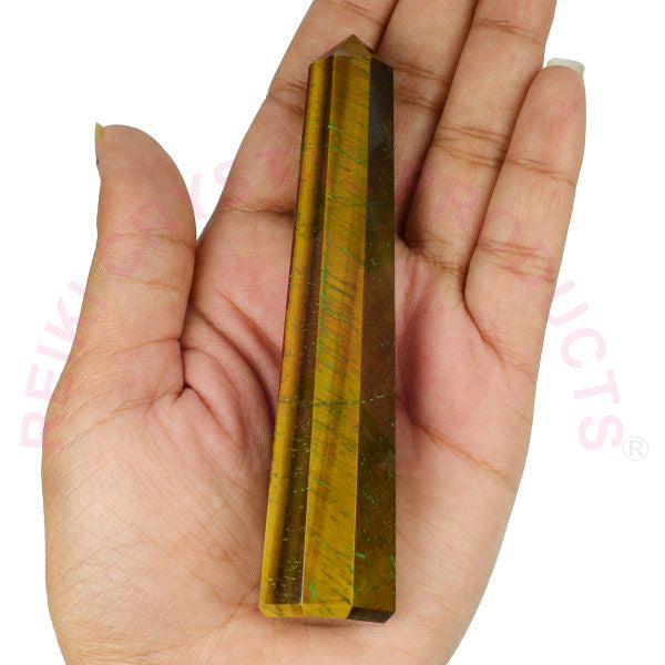 Tiger Eye Crystal Pencil / Obelisks