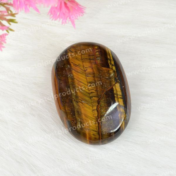 Natural Tiger Eye Crystal for Confidence and Protection
